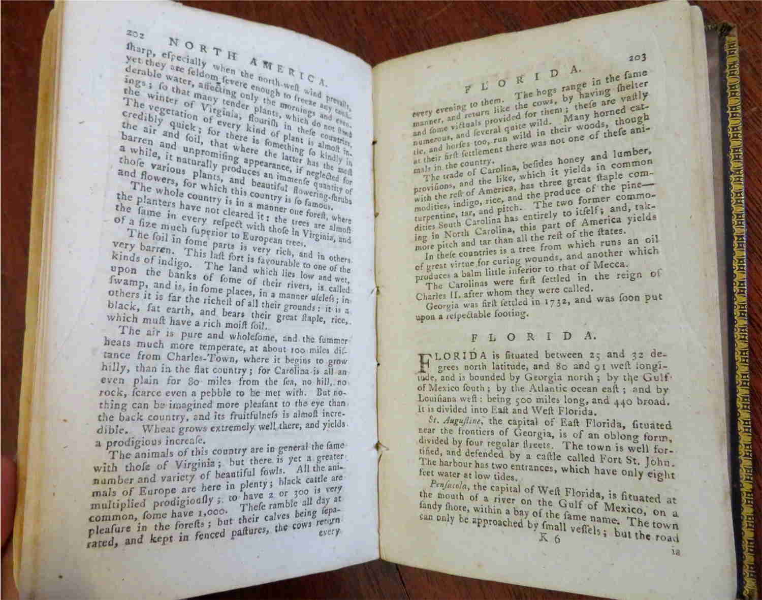 1784 Geography for Youth: World Description of America & Africa in Leather Book