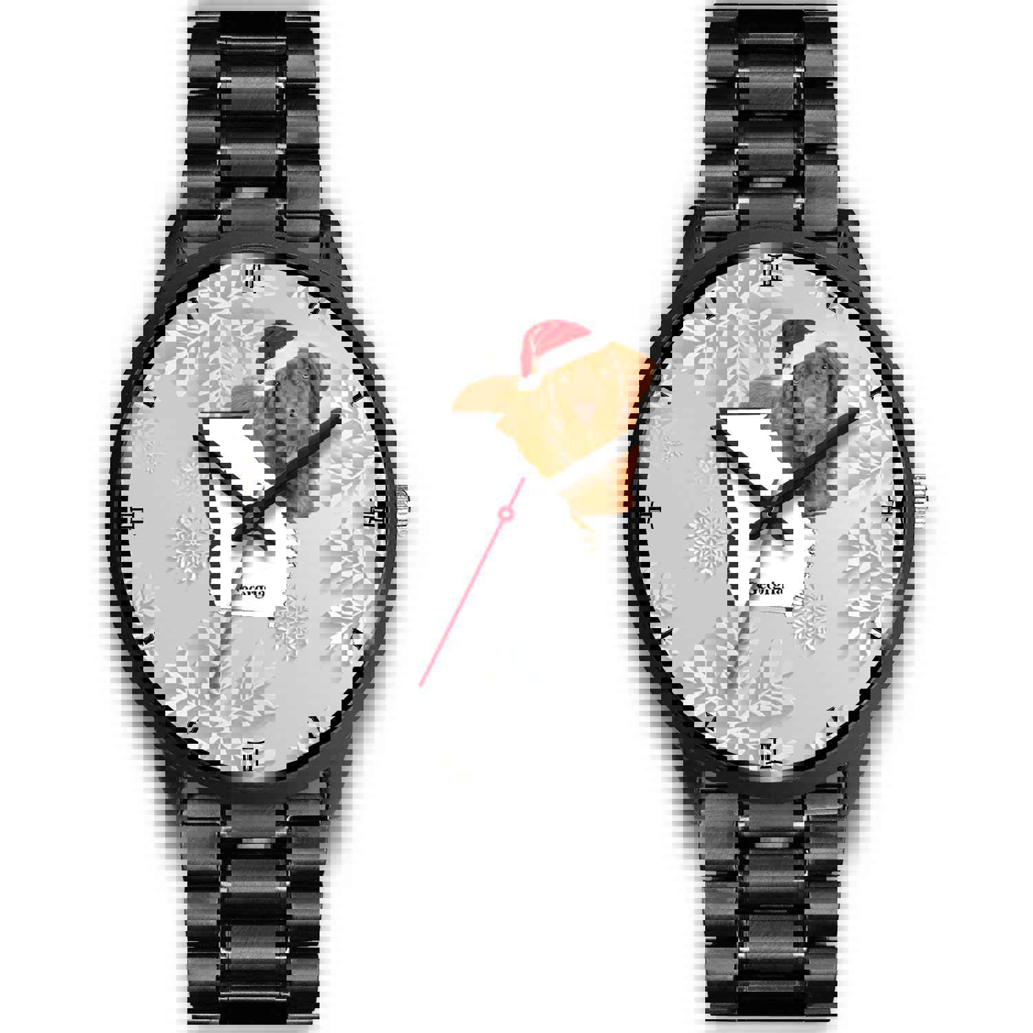 Nova Scotia Duck Tolling Retriever Georgia Christmas Special Wrist Watch