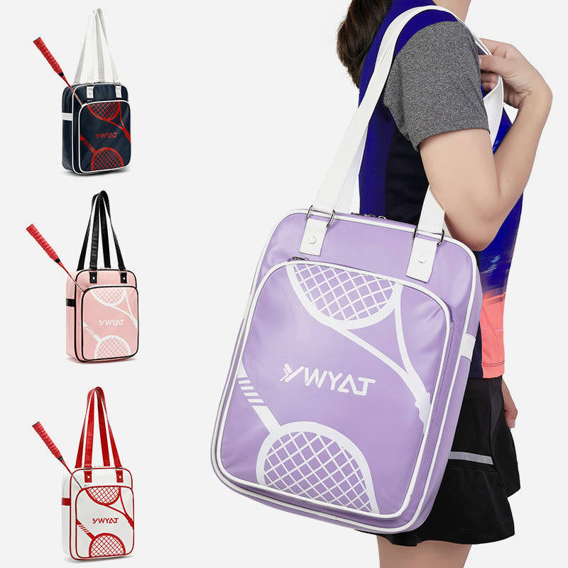 Stylish Badminton Bag for Women - Large Capacity Racket Bag with Multiple Pockets
