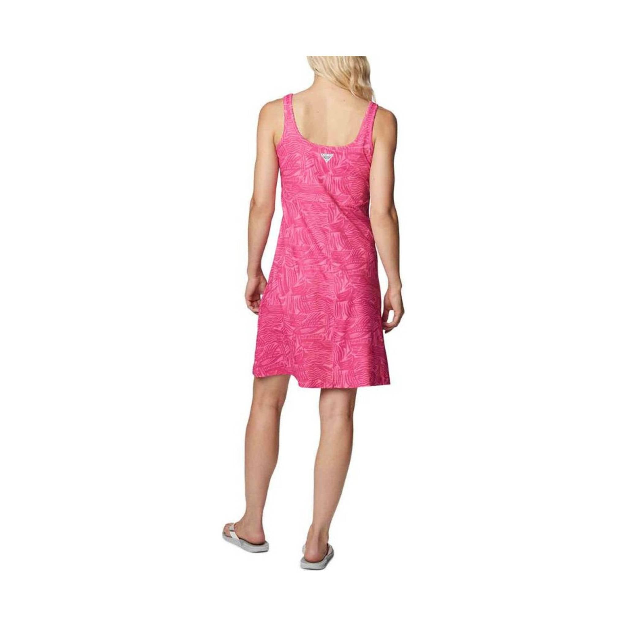 Columbia Women's PFG Freezer III Dress - Ultra Pink Sailstream