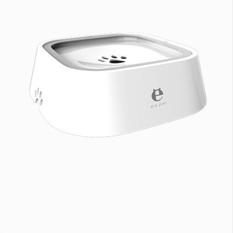 1.5L Floating Pet Water Bowl - Anti-Overflow Slow Feeder for Cats & Dogs