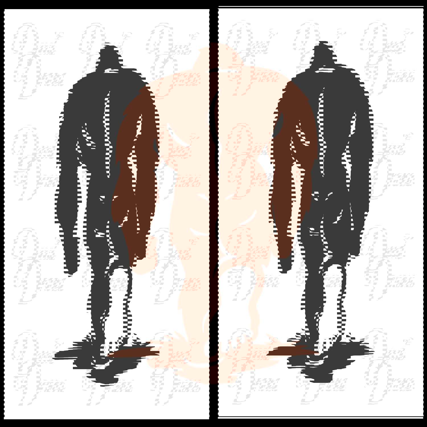 Sasquatch Sighting Silhouette Vinyl Car/Laptop Decal - Bigfoot Legendary Cryptid Sticker