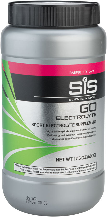 SiS GO Electrolyte Drink Mix Raspberry 500g - Hydration & Performance Boost
