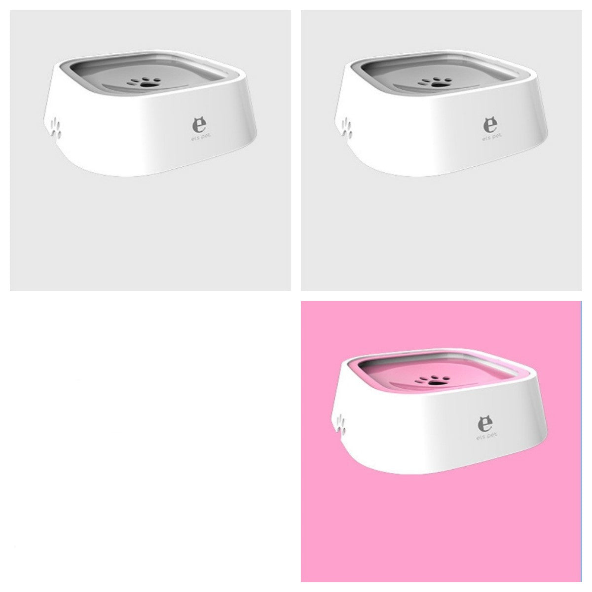 1.5L Floating Pet Water Bowl - Anti-Overflow Slow Feeder for Cats & Dogs