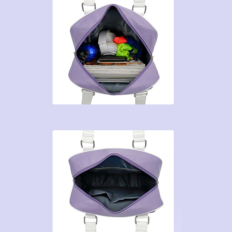 Stylish Badminton Bag for Women - Large Capacity Racket Bag with Multiple Pockets