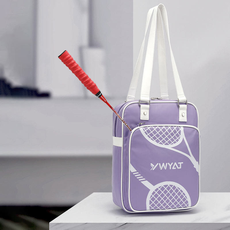 Stylish Badminton Bag for Women - Large Capacity Racket Bag with Multiple Pockets