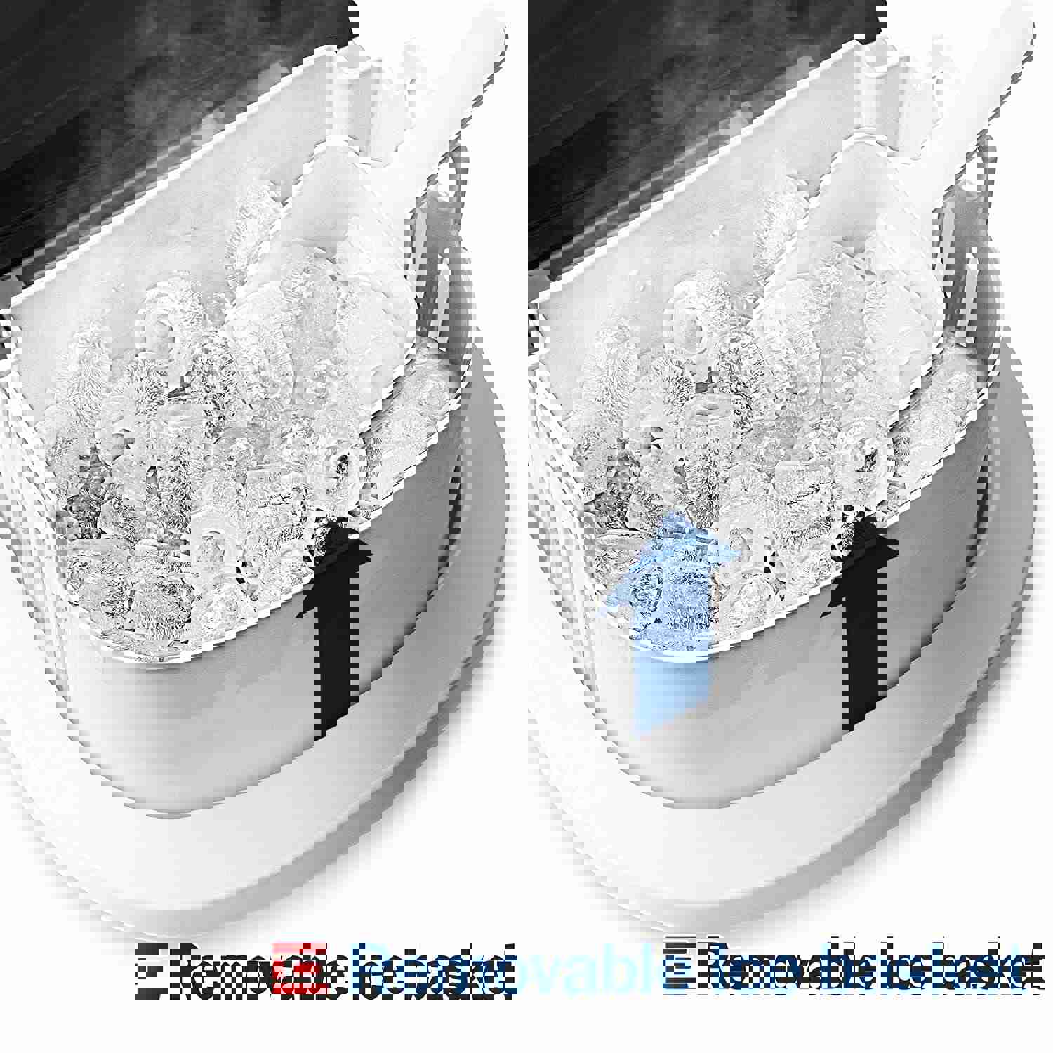 EUHOMY Countertop Ice Maker Machine, 26 Lbs Daily, 9 Cubes in 8 Mins, Compact with Scoop & Basket - Silver