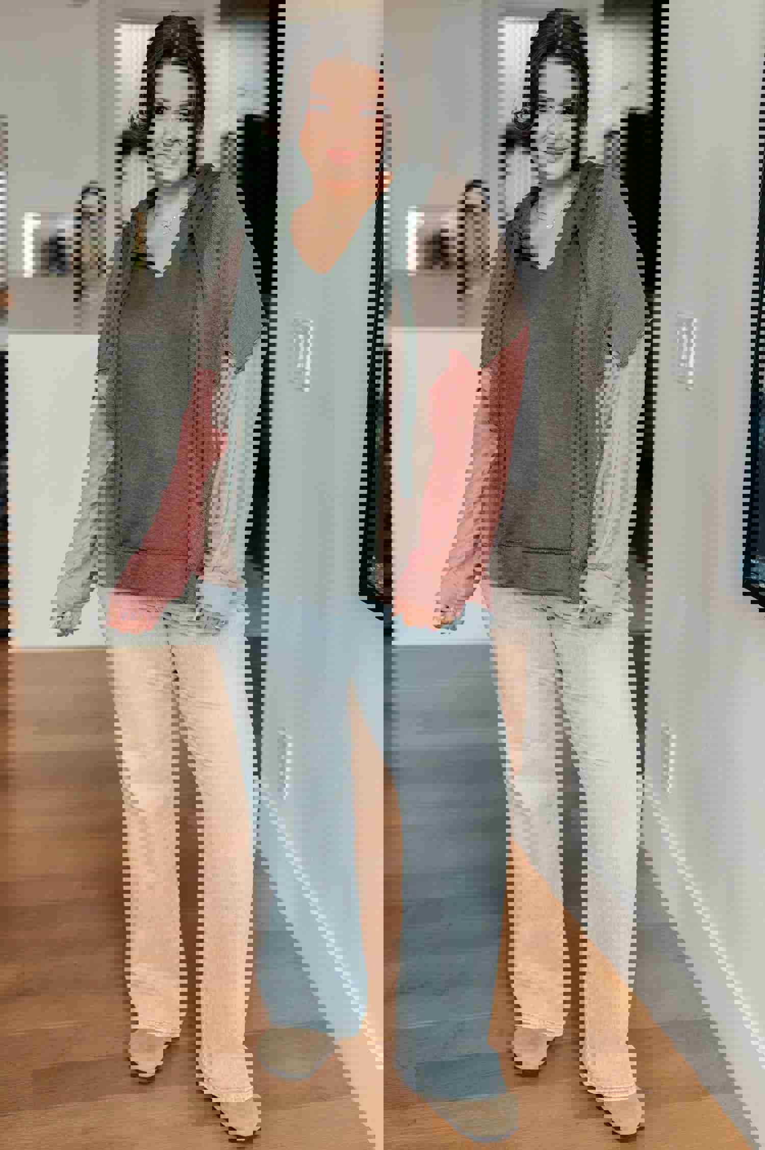 Message Me Back Color Block Hoodie