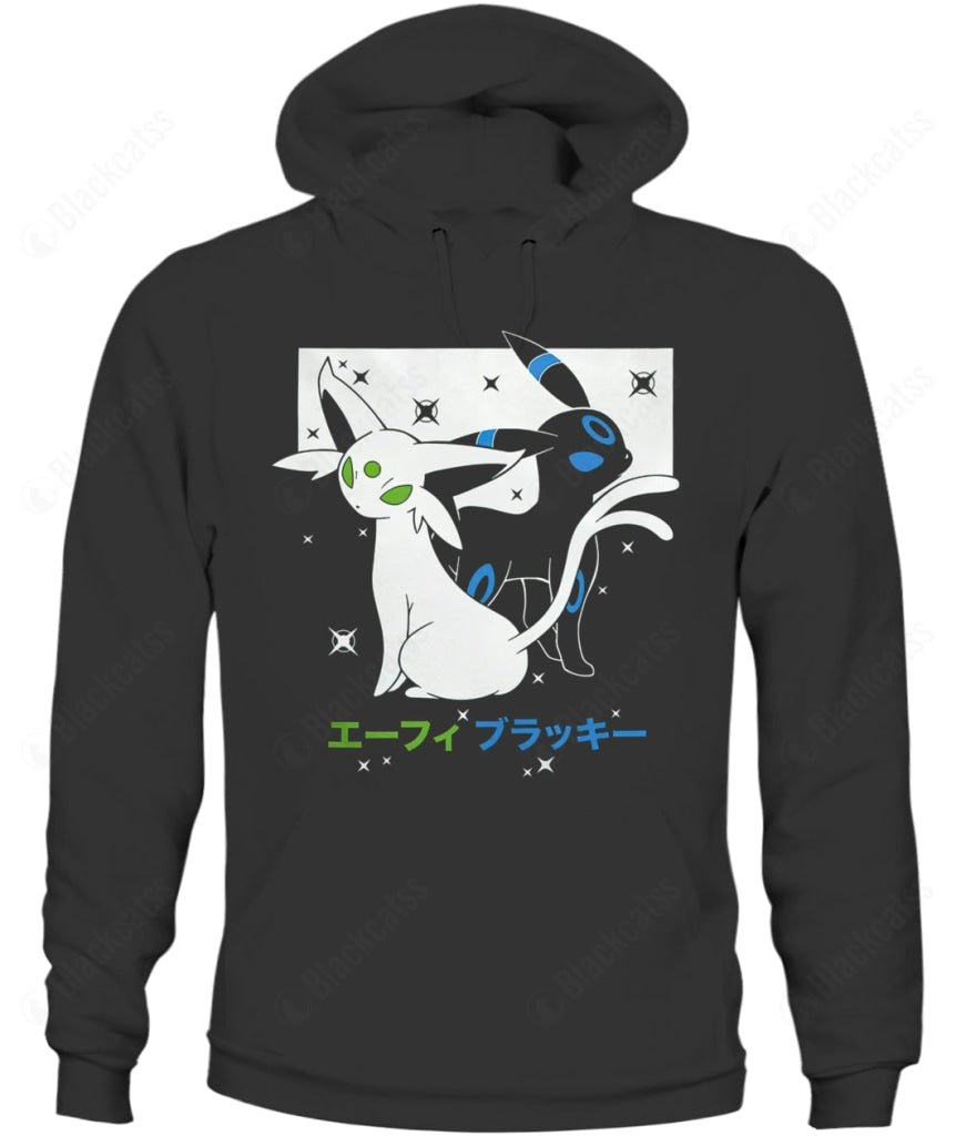 PKM Espeon Umbreon Graphic Unisex Cotton T-Shirt