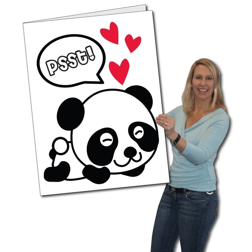 2x3 Giant PANDAmonium Promposal Greeting Card