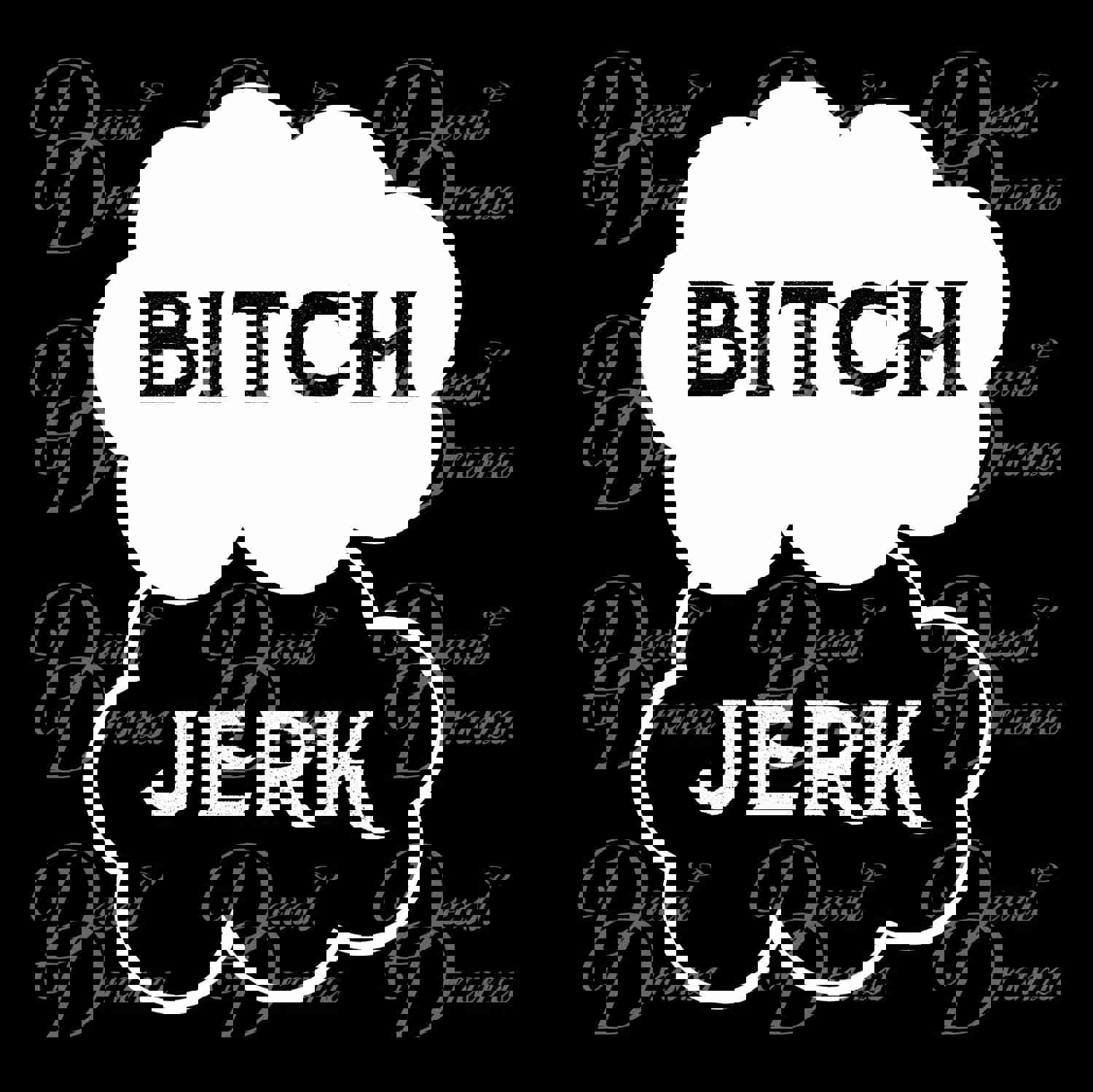 Supernatural Bitch Jerk Mash-Up Vinyl Decal for Car/Laptop