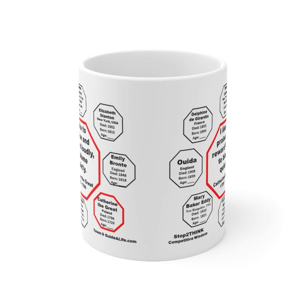 MW-9.4 - Catherine the Great Quote Ceramic Mug 11oz