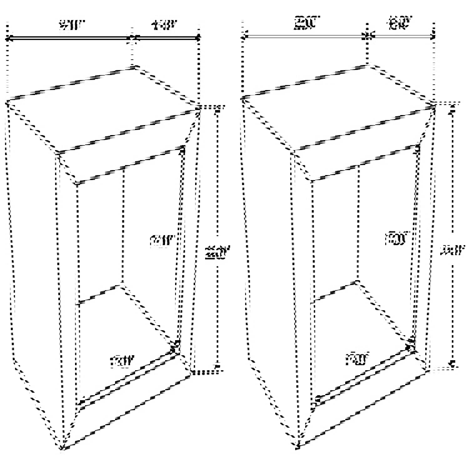 Benton Rectangular Solid Wood End Table Natural