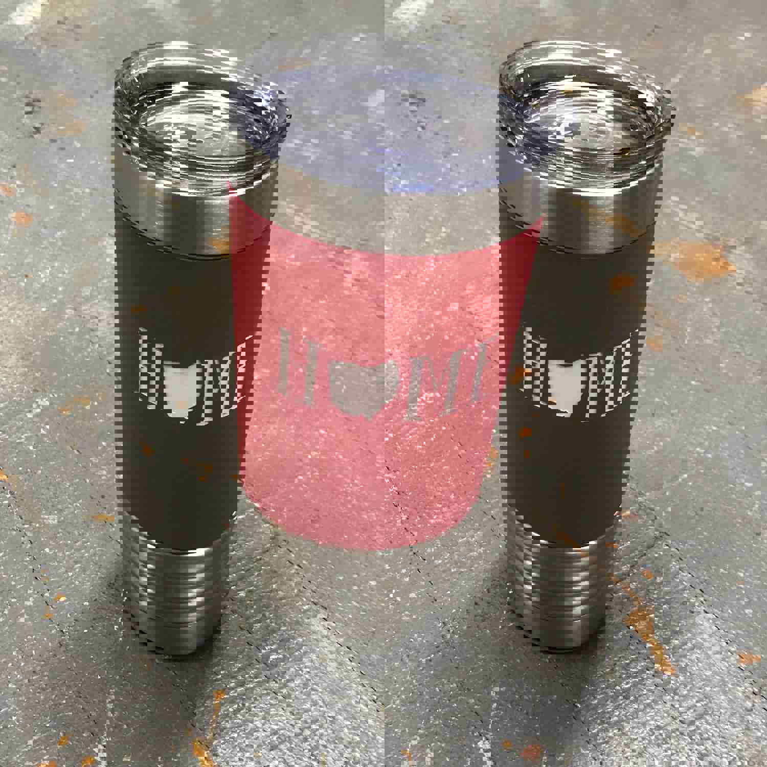 HOME Ohio Stainless Steel 20oz Wine Beverage Travel Tumbler with Vacuum Insulation