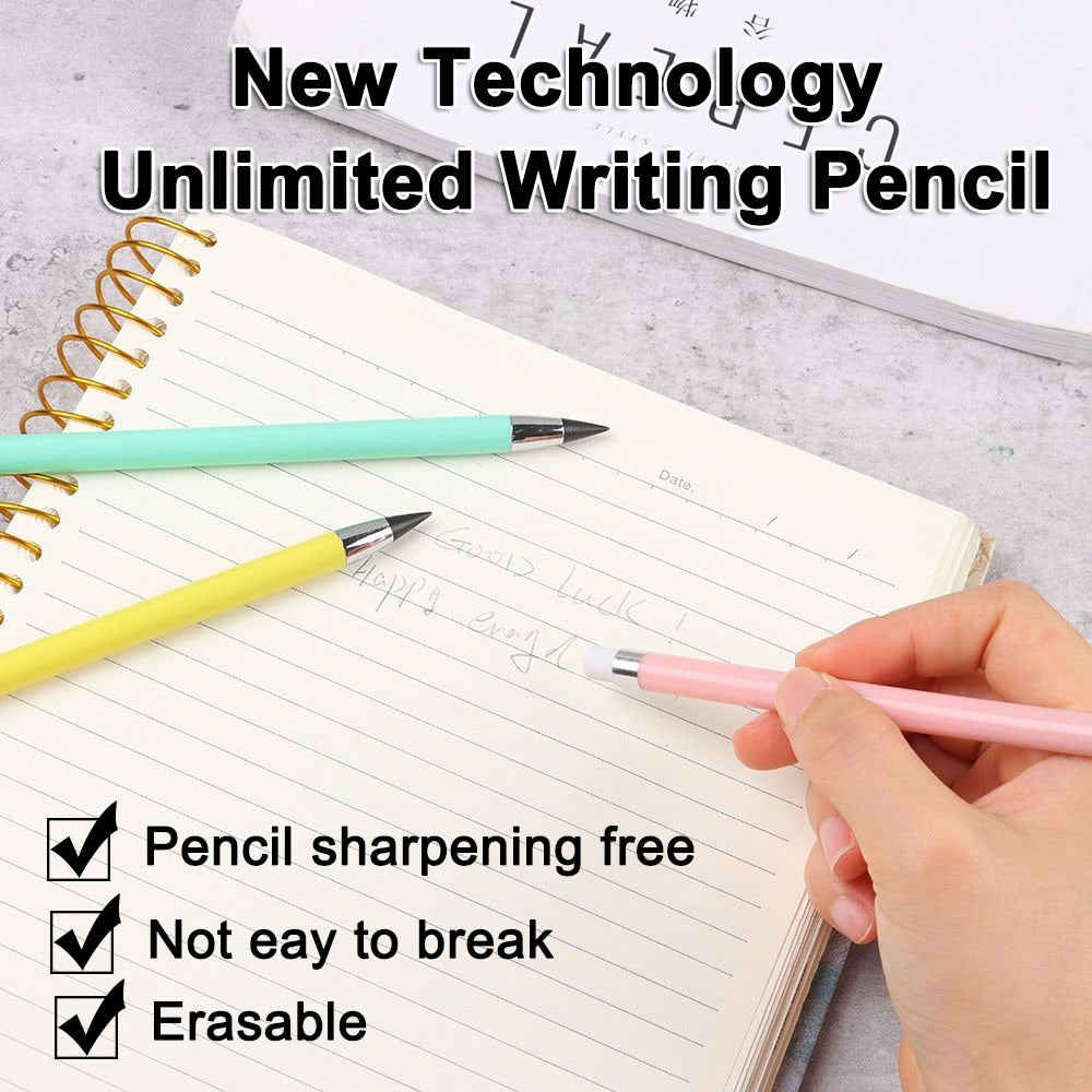 Unlimited Writing Pencil - No Ink Eternal Pencil for Art, Sketch, and School Supplies