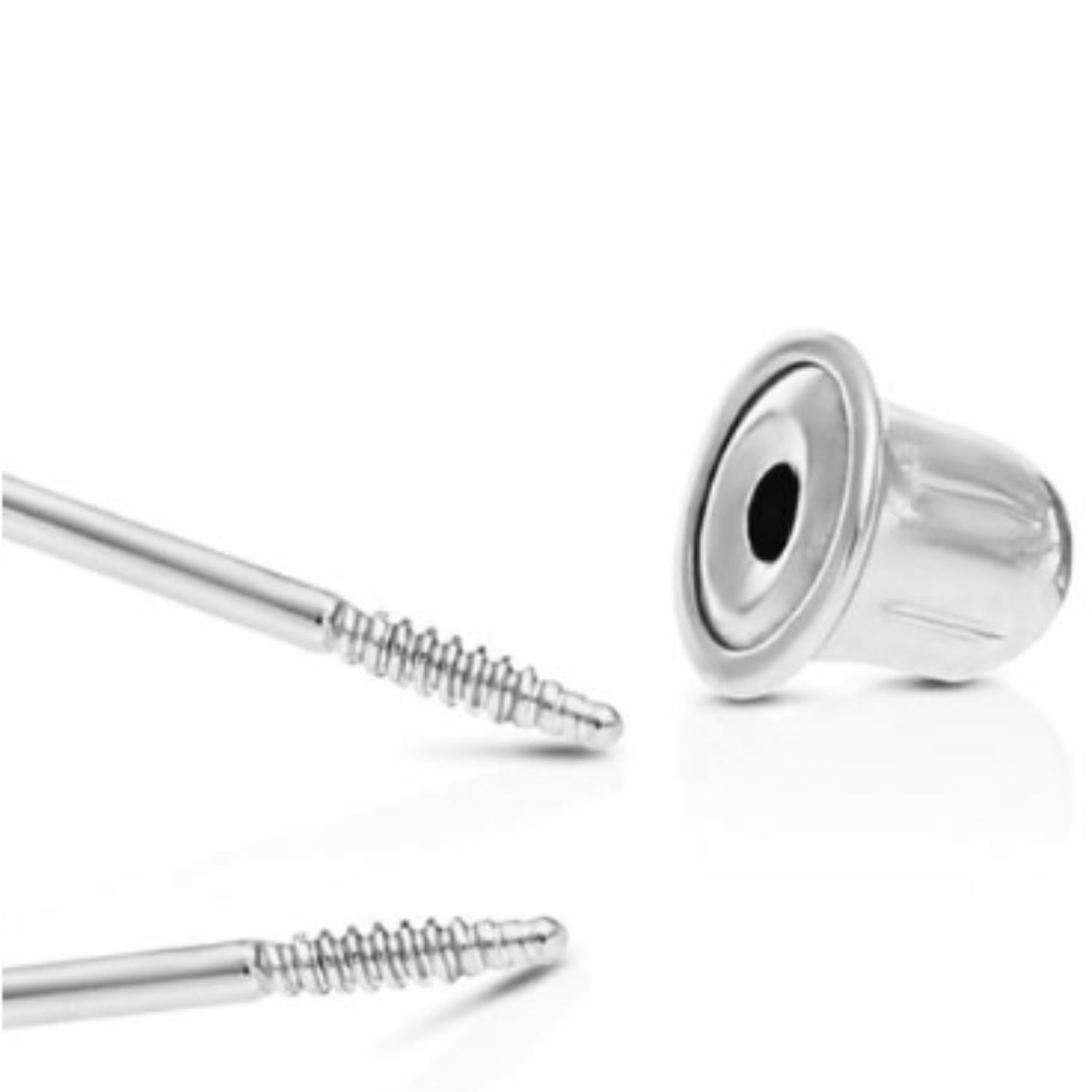 14K Gold Replacement Earrings Screw Backs Pair