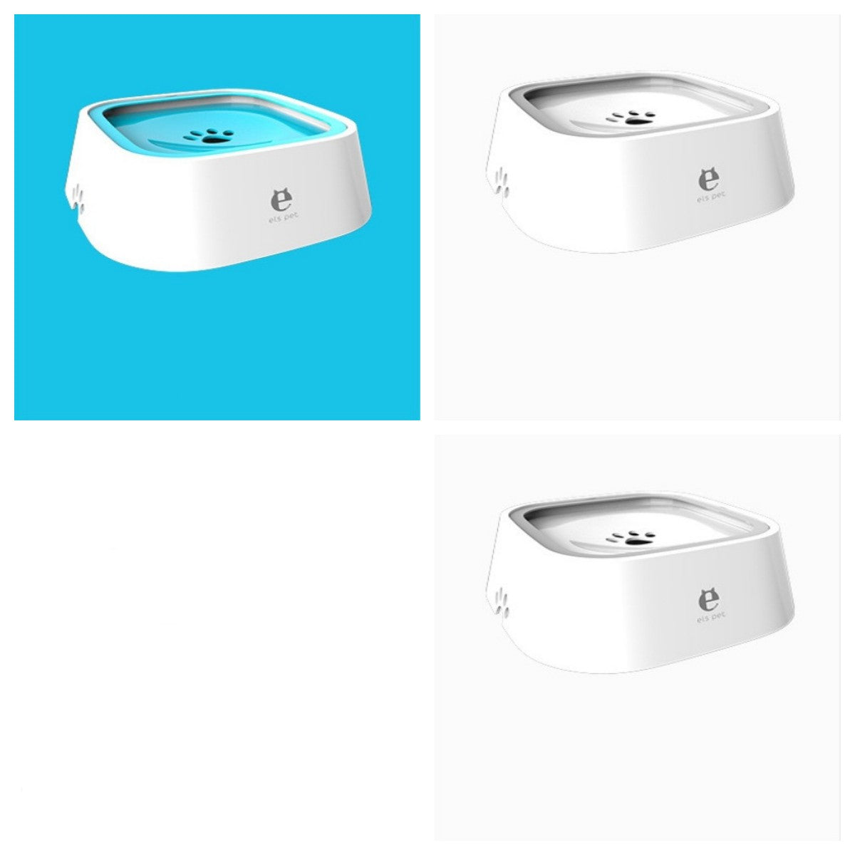 1.5L Floating Pet Water Bowl - Anti-Overflow Slow Feeder for Cats & Dogs