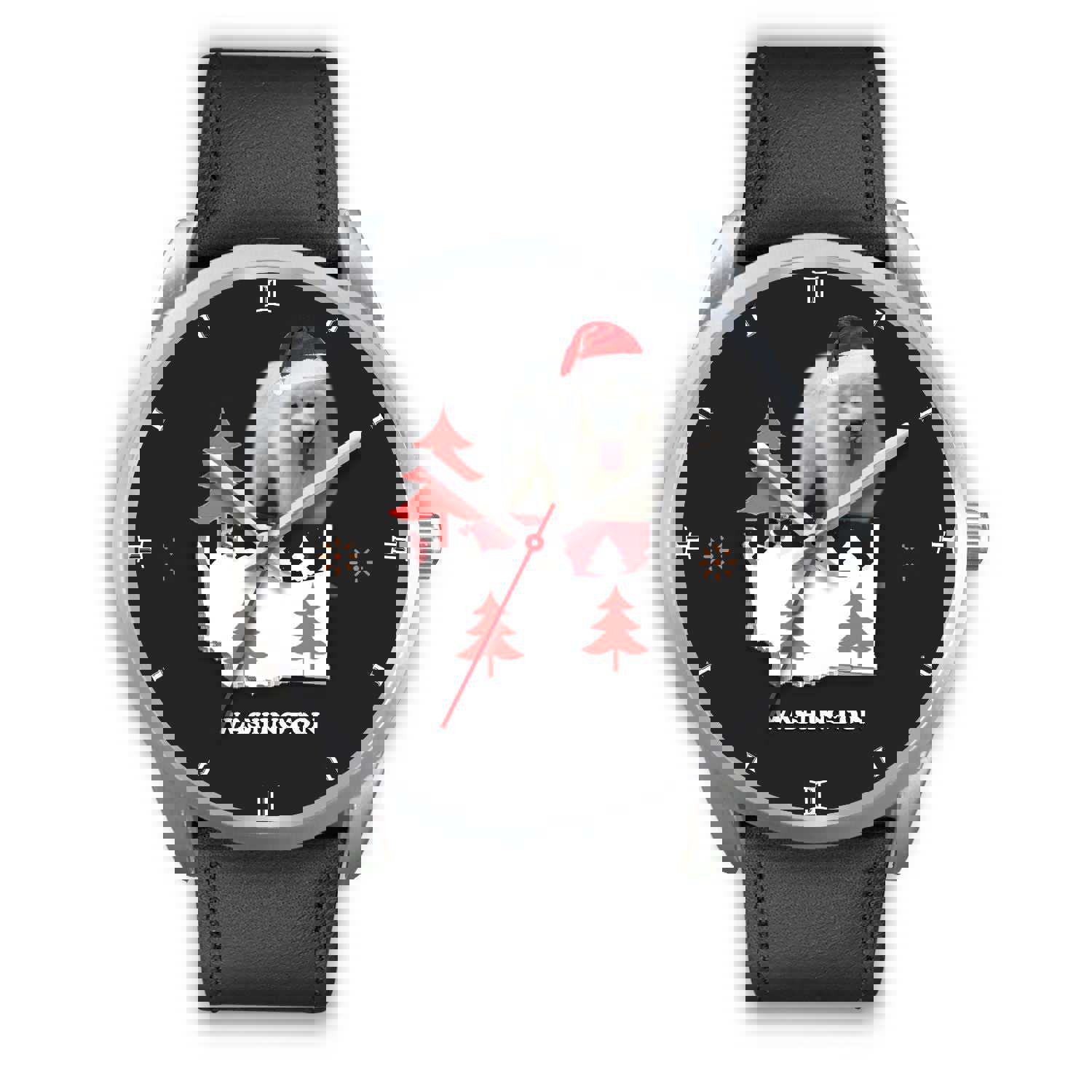 Samoyed Dog Washington Christmas Special Wrist Watch