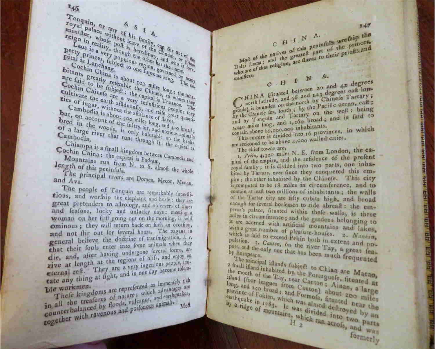 1784 Geography for Youth: World Description of America & Africa in Leather Book