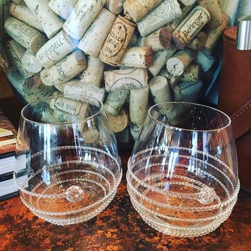 Amalia Stemless Red Wine Glass by Juliska