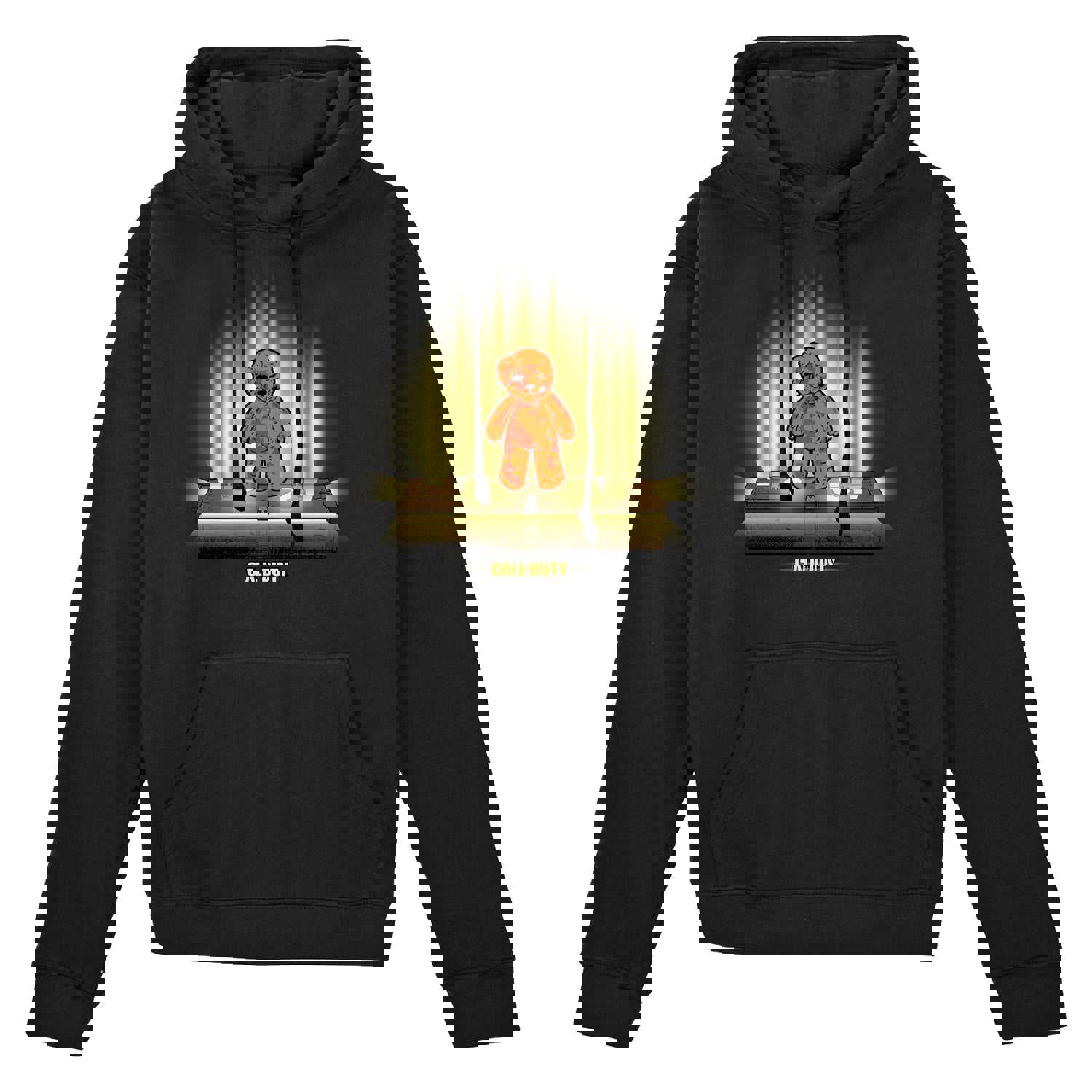 Call of Duty Mystery Teddy Bear Black Hoodie