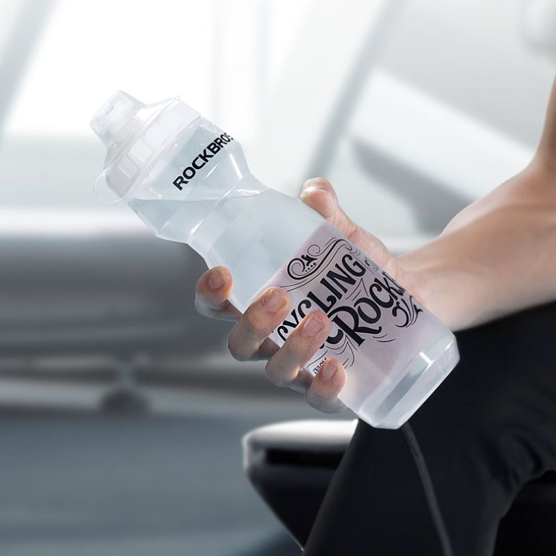 ROCKBROS Cycling Water Bottle - 750ml Large Capacity, PP5 & Silicone, Outdoor Sports Drink Bottle