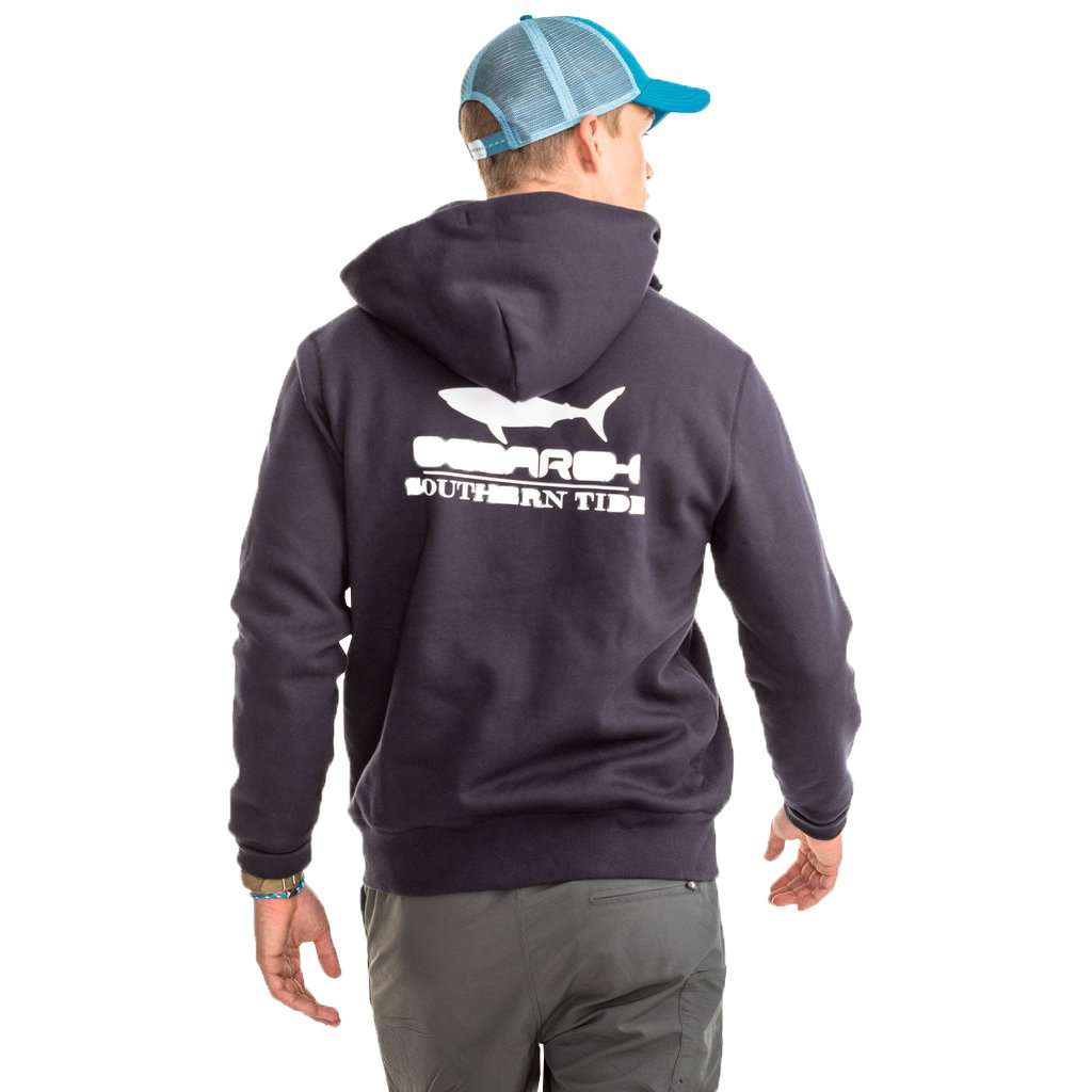 OCEARCH Full Zip Hoodie in Dark Navy by Southern Tide