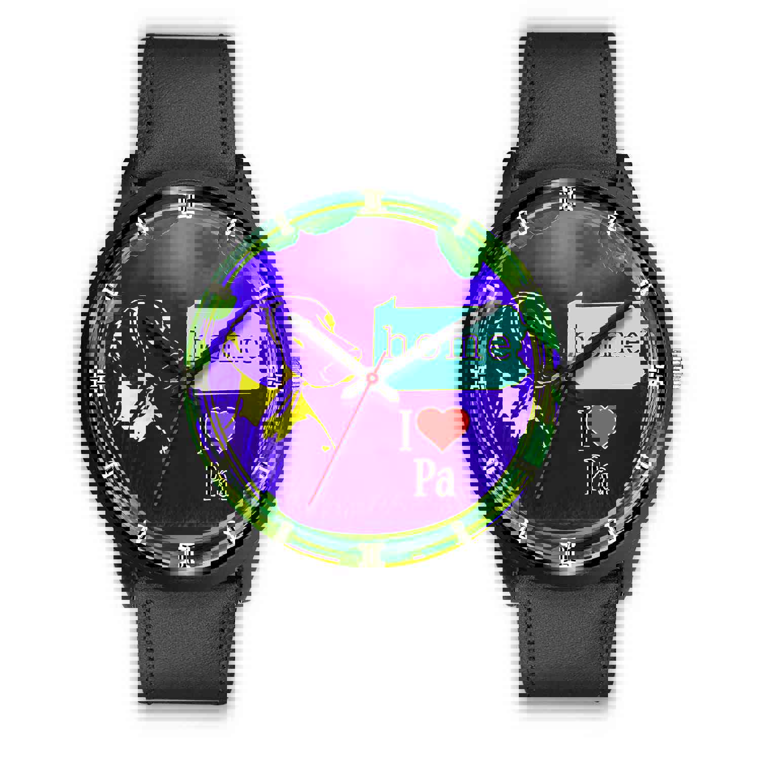 Vizsla Dog Art Pennsylvania Christmas Special Wrist Watch