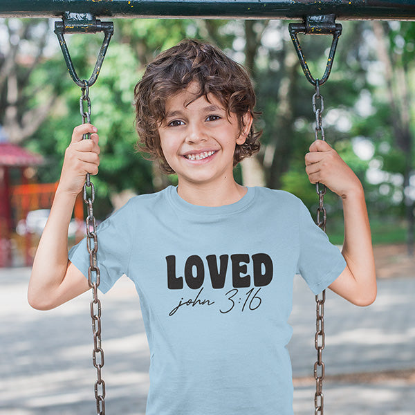 John 3 16 Christian Shirts for Men, Women, and Youth - God Loves Shirt Collection