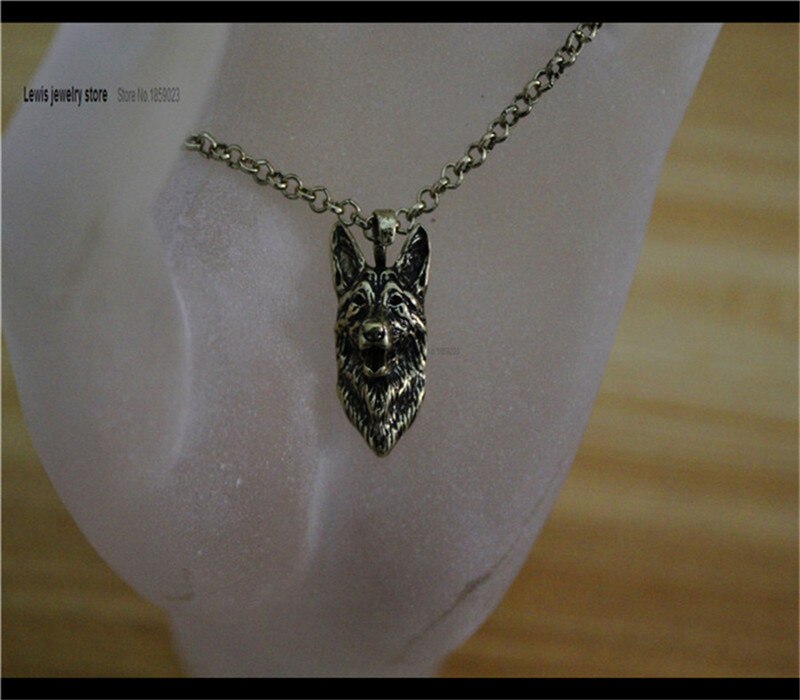 G.SKY German Shepherd Necklace Dog Pendant - Animal Series Jewelry for Pet Lovers (Buy One Get One Free)