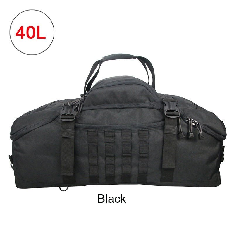 MOS Gear Tactical Travel Backpack 40L 60L 80L - Ultimate 3 Way Duffle Bag