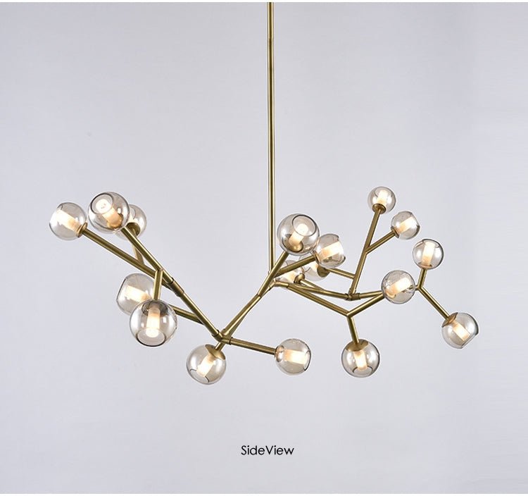 MIRODEMI® Luxury Molecular-Shaped Chandelier for Living Room, Kitchen, Dining Room