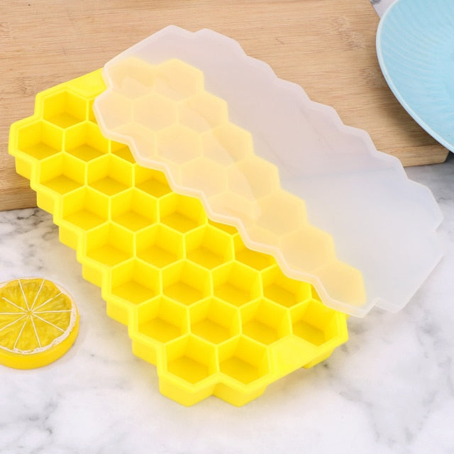 Silicone Ice Cube Mold - Food Grade Ice Ball Maker for Eco-Friendly Homemade Ice Cubes