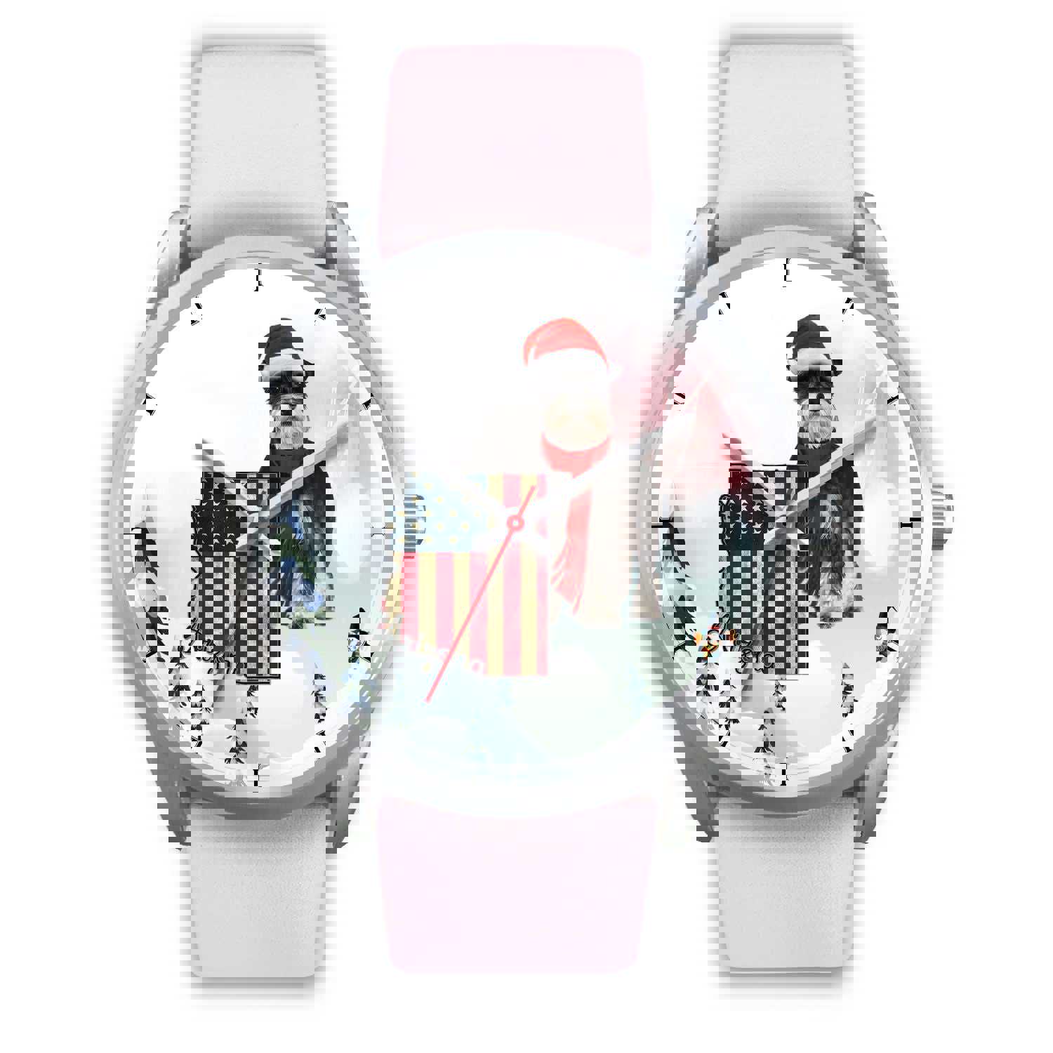 Miniature Schnauzer Arizona Christmas Special Wrist Watch