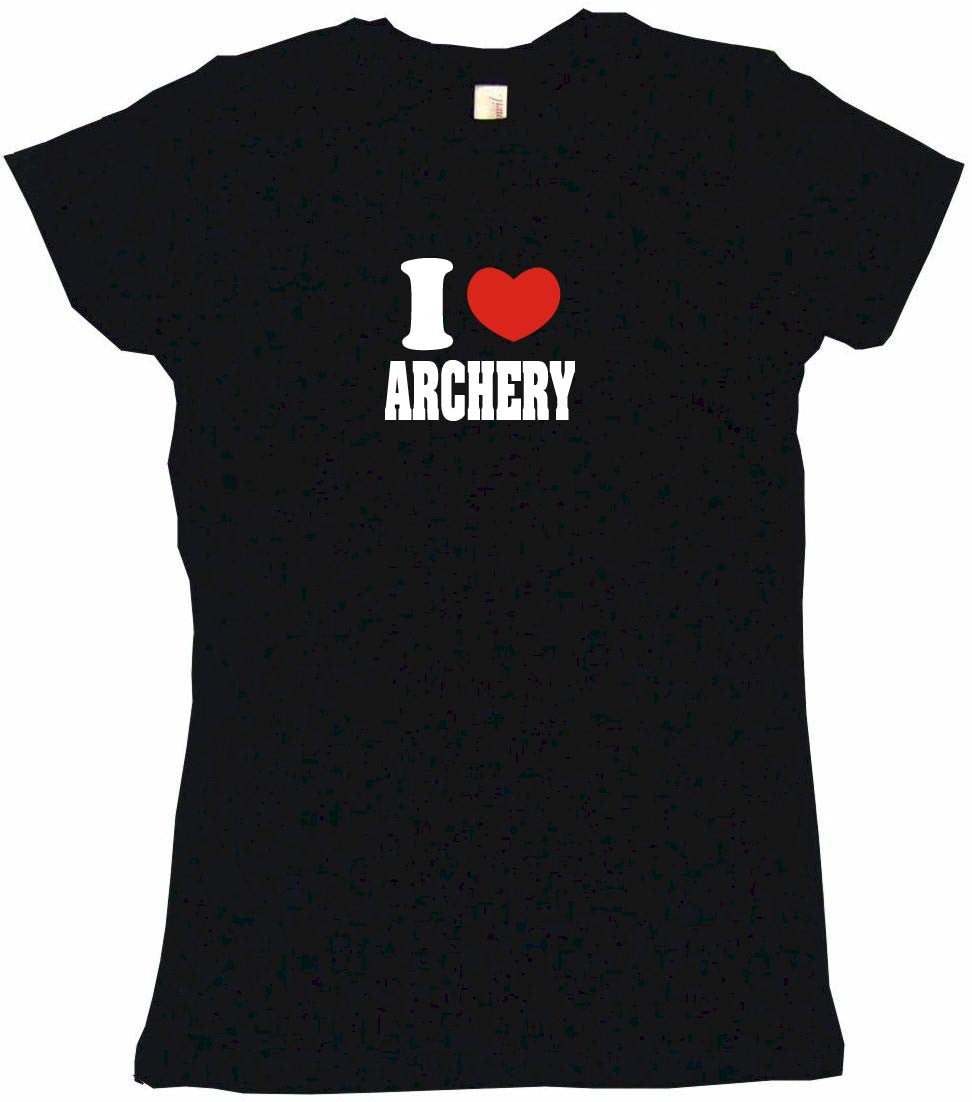I Heart Love Archery Tee Shirt OR Hoodie Sweat