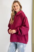 Easel Vintage Terry Knit Pullover Hoodie - Soft, Thick, and Stylish