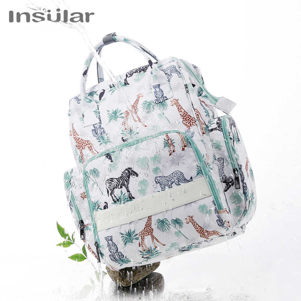 Baby Diaper Backpack - Large Capacity Mummy Travel Stroller Bag