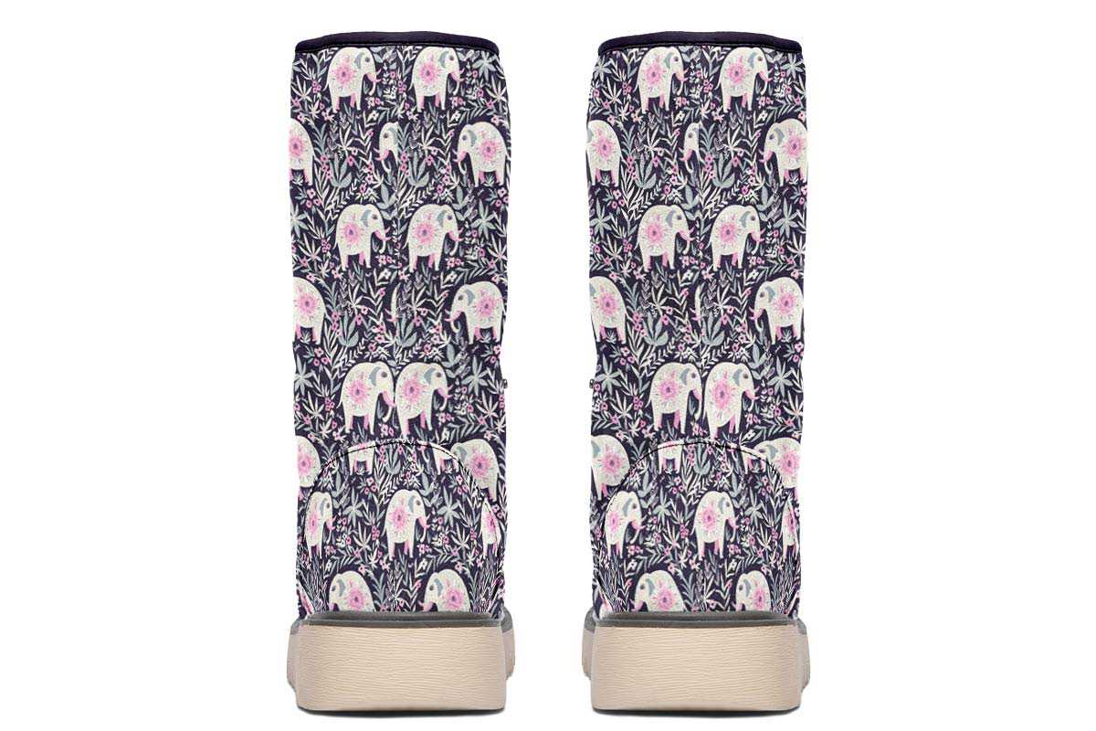 Floral Elephant Polar Vibe Boots