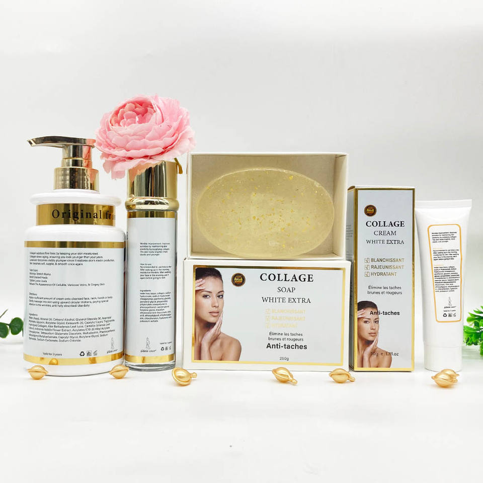 5D Gluta Collagen Anti-aging Skincare Set - Brightening & Hydrating