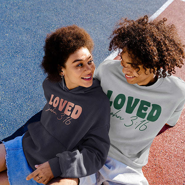 John 3 16 Christian Shirts for Men, Women, and Youth - God Loves Shirt Collection