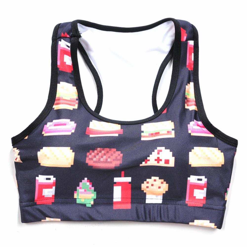 Pattern Sports Top - Fashionable Crop Top or Sports Bra