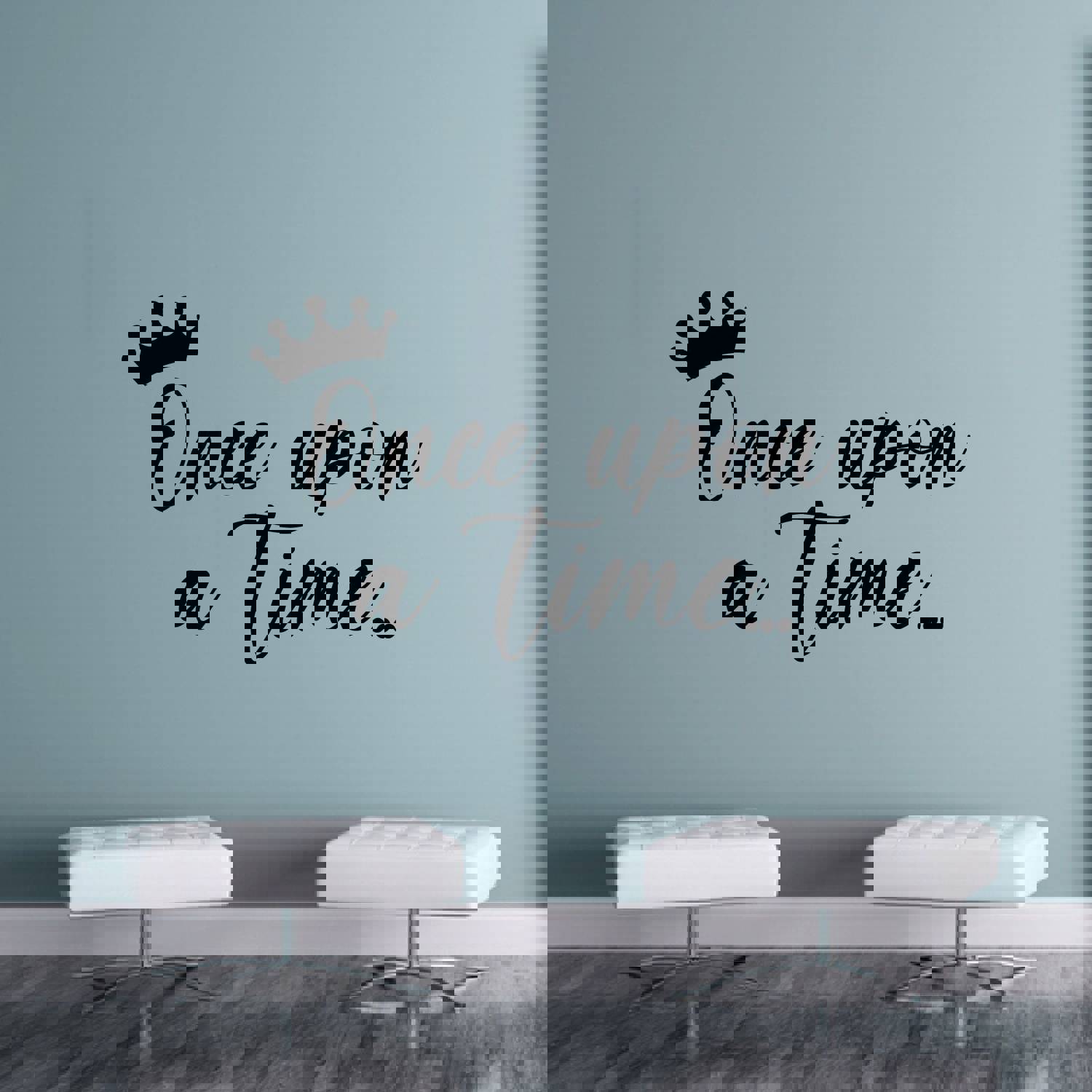 Inspirational Quote Vinyl Wall Sticker Decal - Once Upon A Time