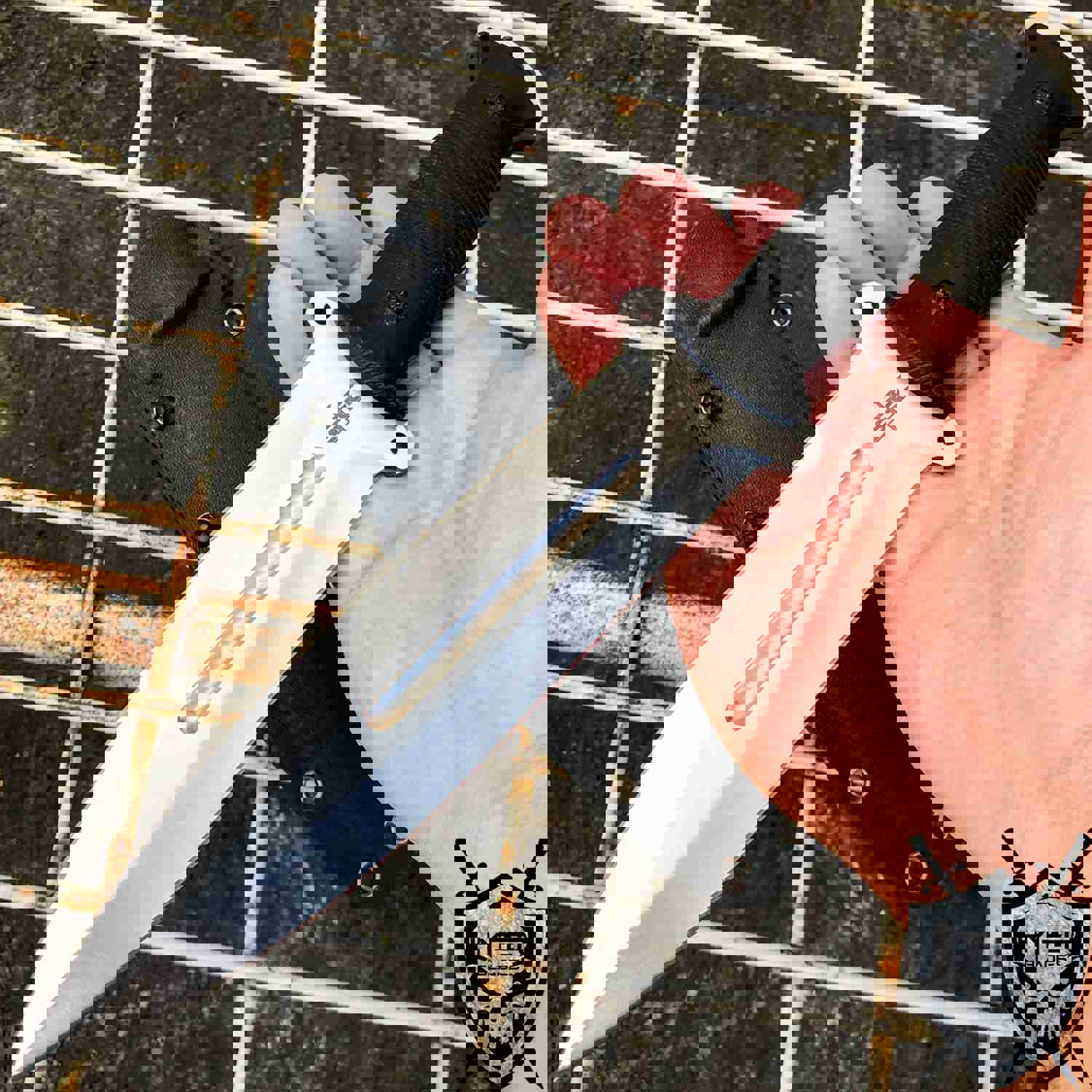 S-TECH 12 FULL TANG COMBAT KNIFE - Tactical Outdoor Knife with Kydex Sheath