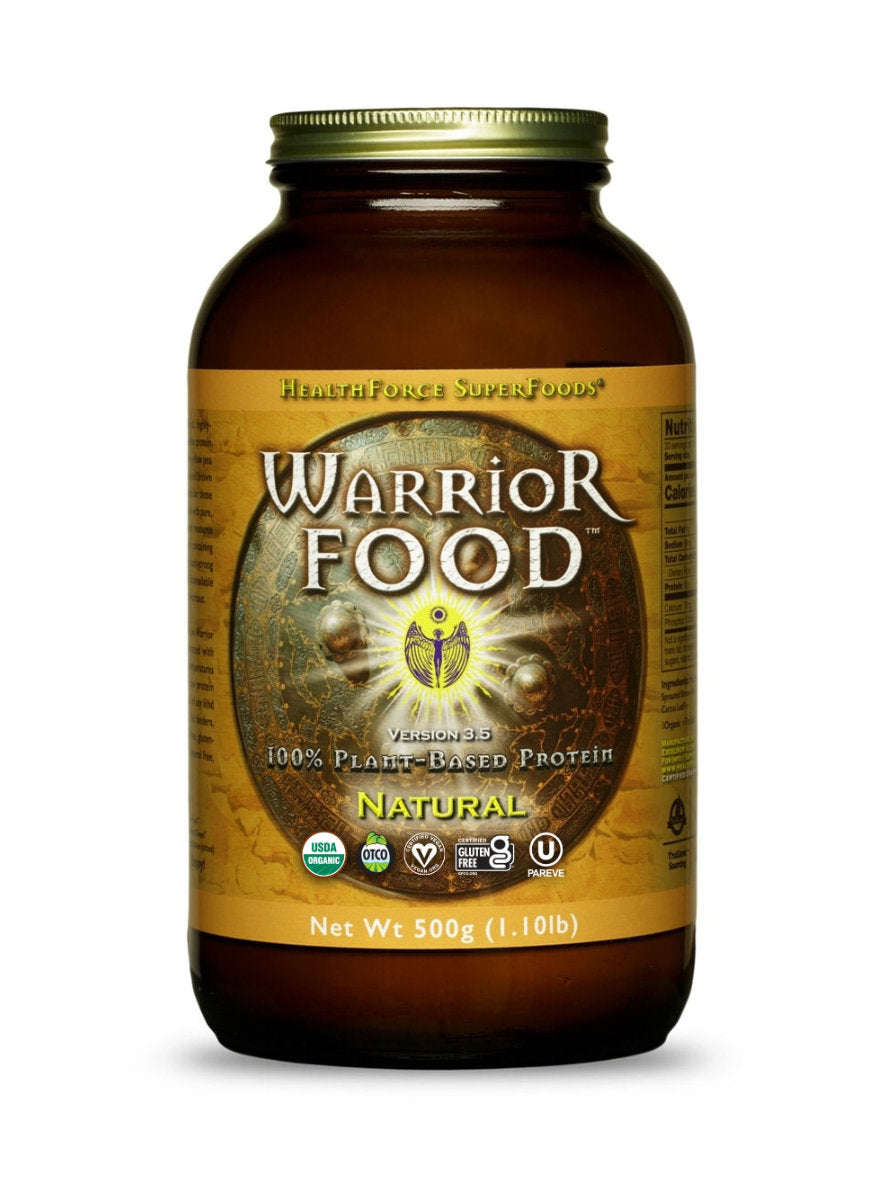 Warrior Food Natural Protein Powder 500g - Vegan Superfood Supplement