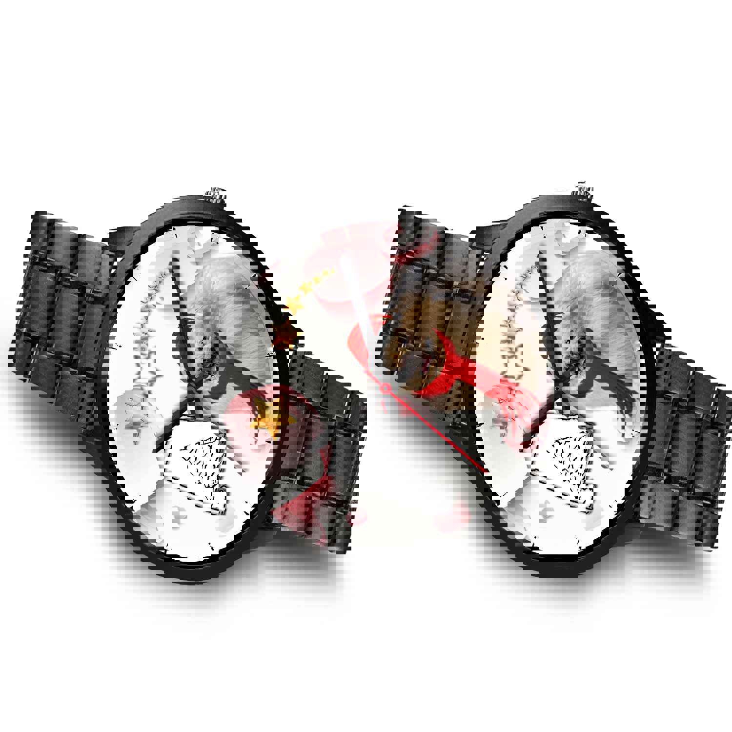 Pekingese Dog Alabama Christmas Special Wrist Watch