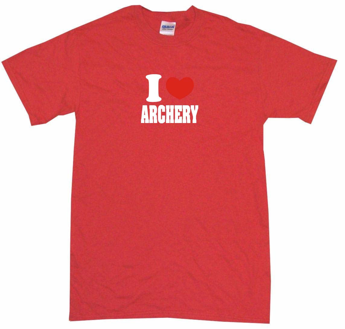 I Heart Love Archery Tee Shirt OR Hoodie Sweat
