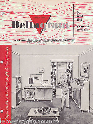Delta Gram Vintage Home Decor Magazine 1954 - American Furniture