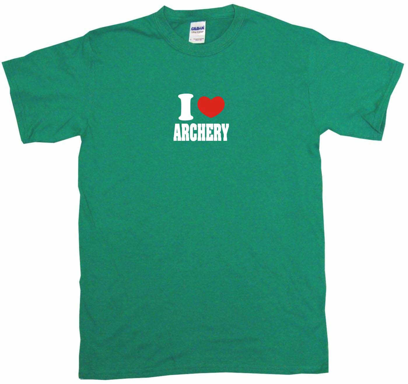 I Heart Love Archery Tee Shirt OR Hoodie Sweat