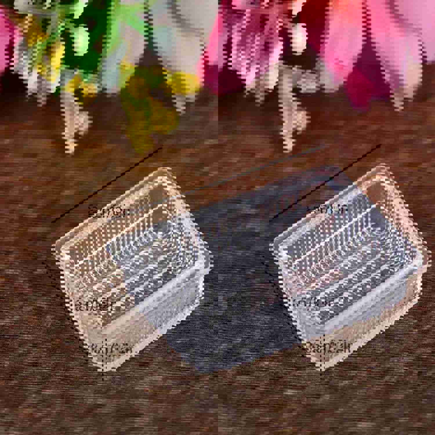 1:12 Dollhouse Miniature Resin Tray - Mini Food Storage - Dollhouse Kitchen Accessory