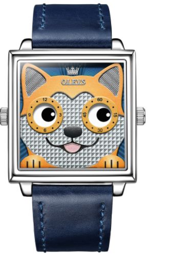 Fashion Trend Quartz Watch Square Wrist For Men